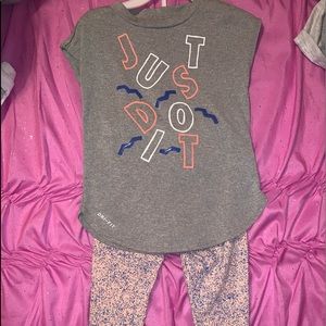 Nike dri-fit 2 piece set